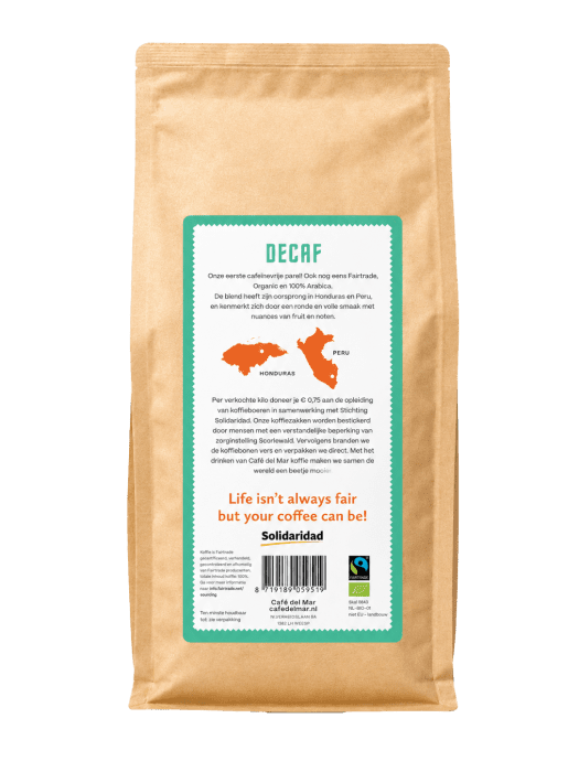 Verpakking Decaf 1kg
